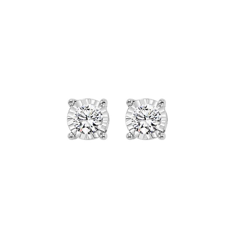 Gems One Solitaire Burst Diamond Studs