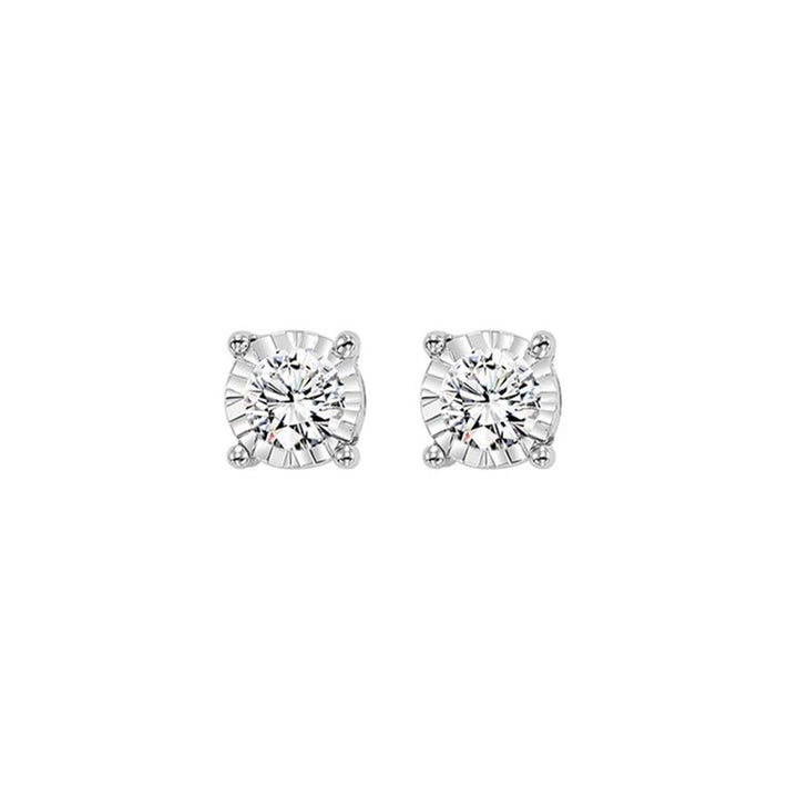 Gems One Solitaire Burst Diamond Studs