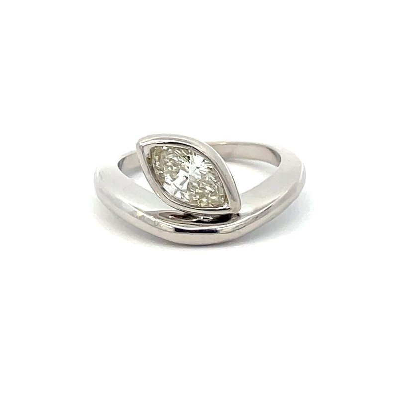 Luxury by Rene Hernandez Yellow Diamond Modern Ring