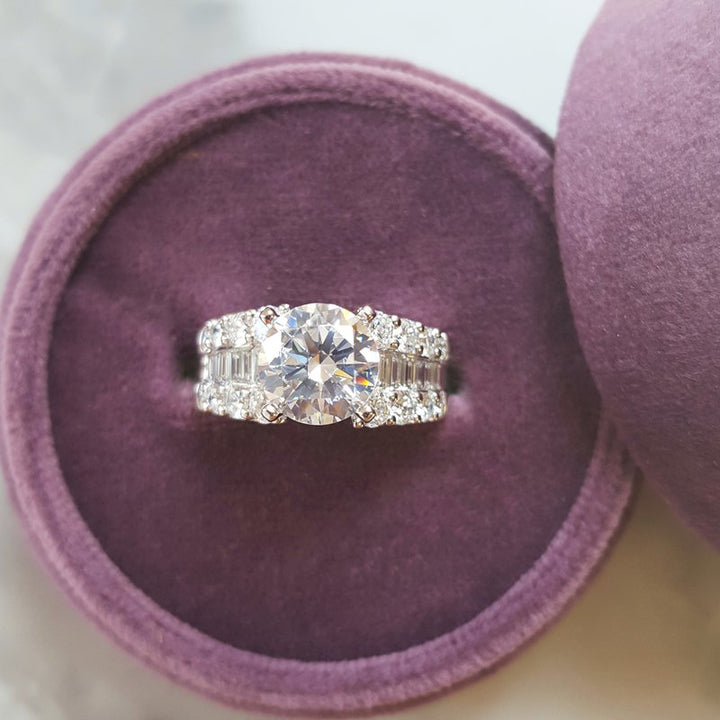 Sami Fine Jewelry Modern Baguette Cut Engangement Ring