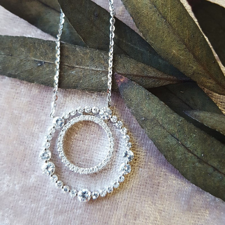 Sami Fine Jewelry Diamond Spirograph Pendant 121822