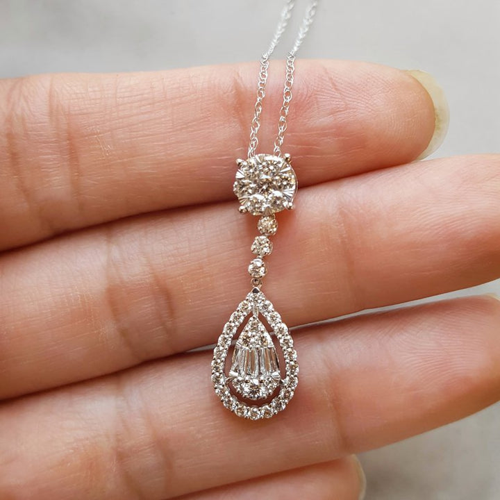 Sami Fine Jewelry Dripping Diamonds Pendant