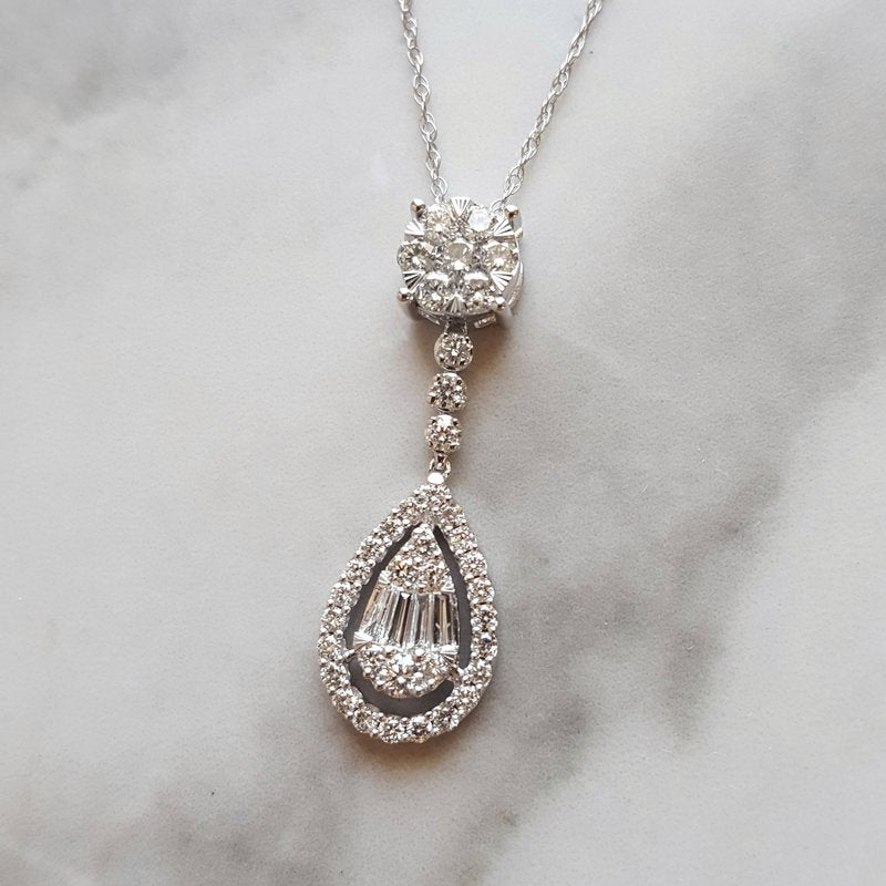 Sami Fine Jewelry Dripping Diamonds Pendant