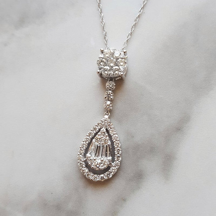 Sami Fine Jewelry Dripping Diamonds Pendant