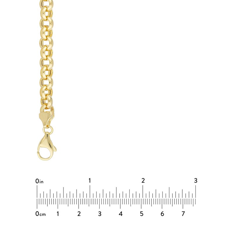 Sami Fine Jewelry 8mm Hollow Rolo Chain
