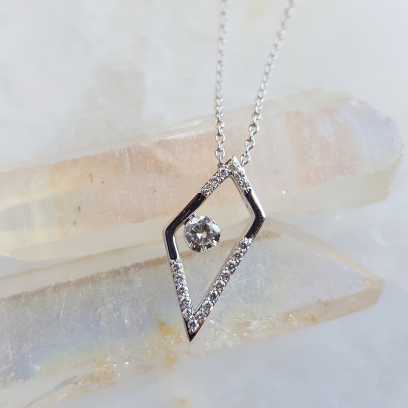 Sami Fine Jewelry Angular Diamond Necklace
