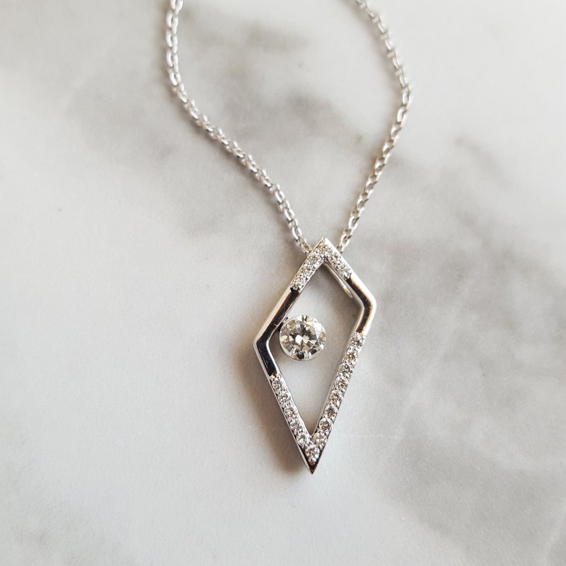 Sami Fine Jewelry Angular Diamond Necklace 121637