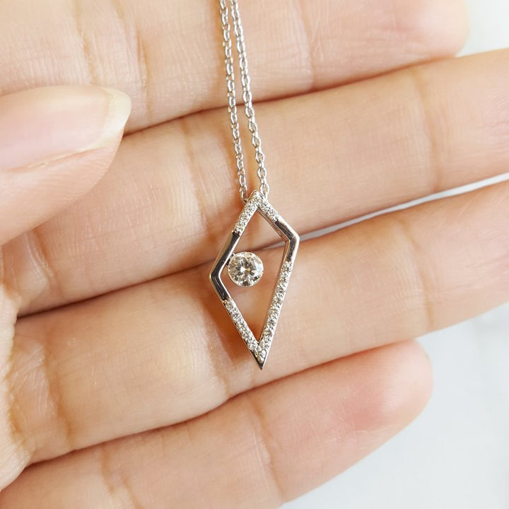 Sami Fine Jewelry Angular Diamond Necklace