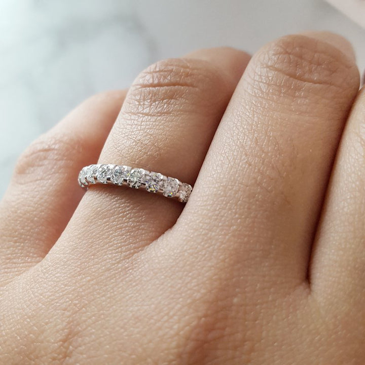 Sami Fine Jewelry Shared Prong Anniversary Band