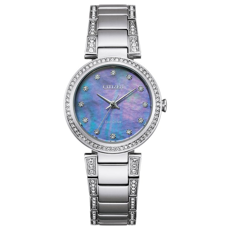 Citizen Eco-Drive Dress/Classic Eco Crystal Eco Ladies Stainless Steel EM0840-59N