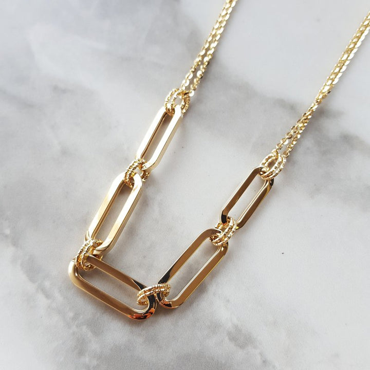 Gems One Gold Link Necklace NK10290