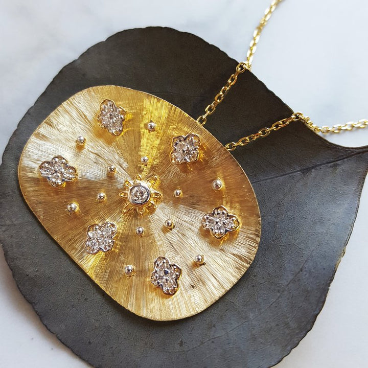  Luxury by Rene Hernandez Clover Pendant Slide 121770 - Sami Fine Jewelry