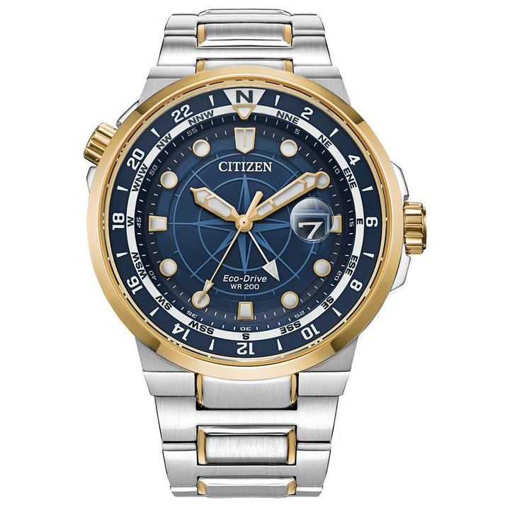 Citizen Eco-Drive Sport Luxury Endeavor Mens Stainless Steel BJ7144-52L
