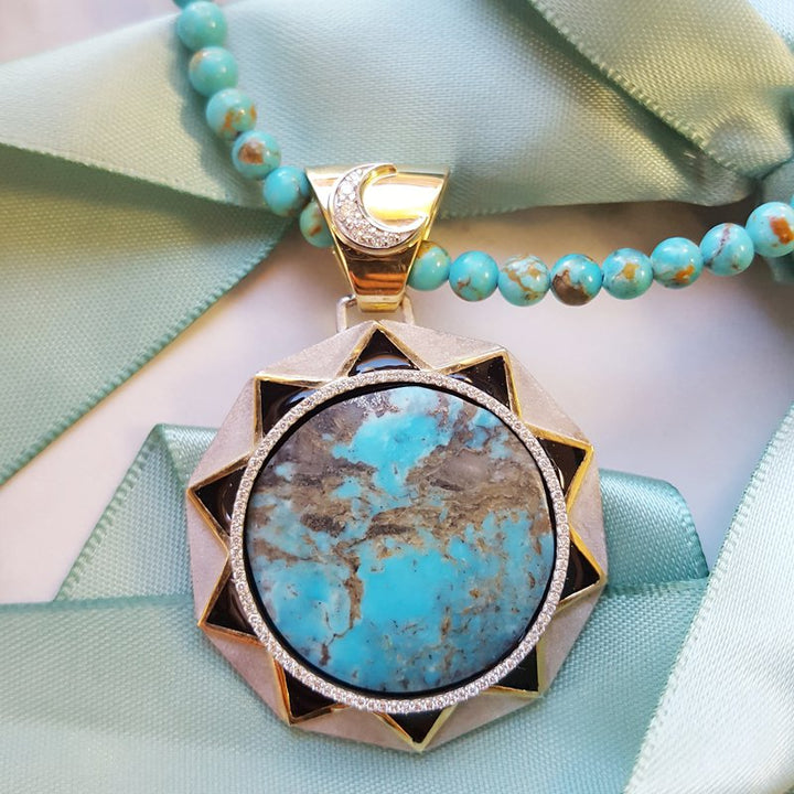 Arizona Turquoise and Inlaid Jewelry Solar Spirit 250708