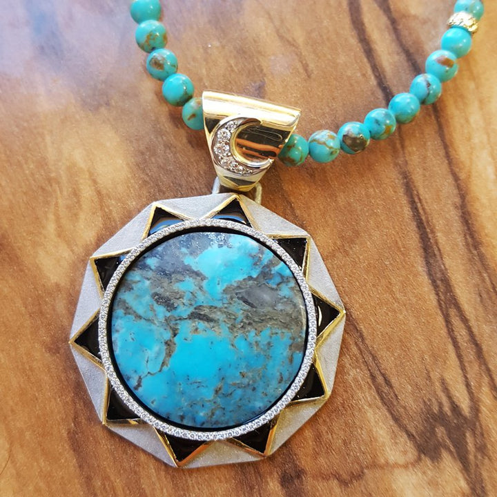 Arizona Turquoise and Inlaid Jewelry Solar Spirit