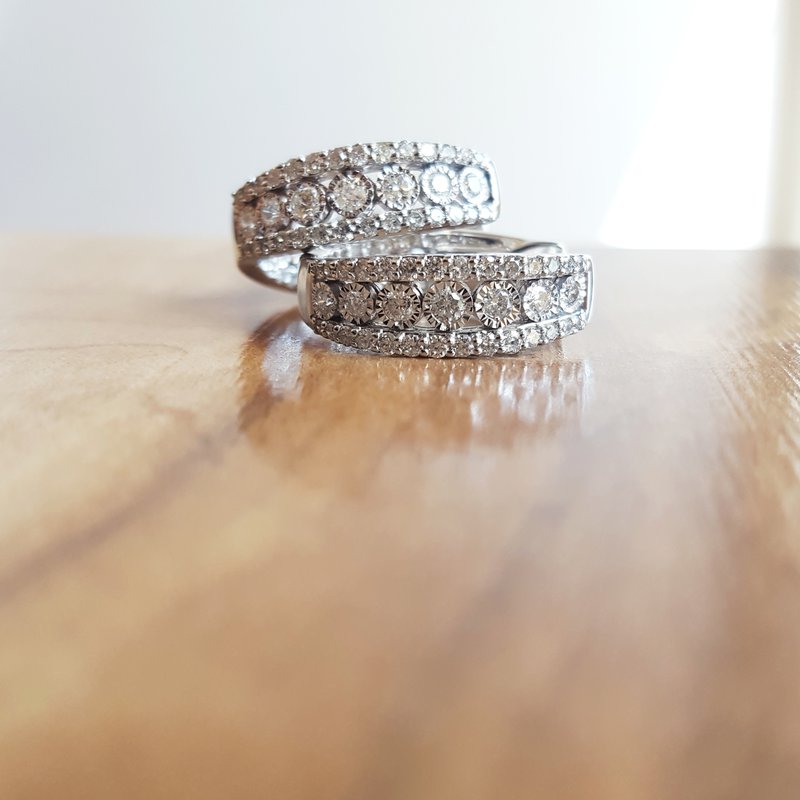Gems One Diamonds Rows Studs 152122