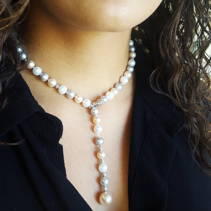 Sami Fine Jewelry Adjustable Pearl Strand 230691 - Sami Fine Jewelry