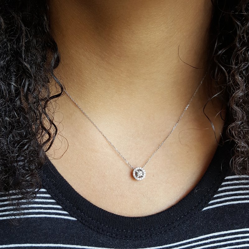 Sami Fine Jewelry True Reflections Halo Necklace