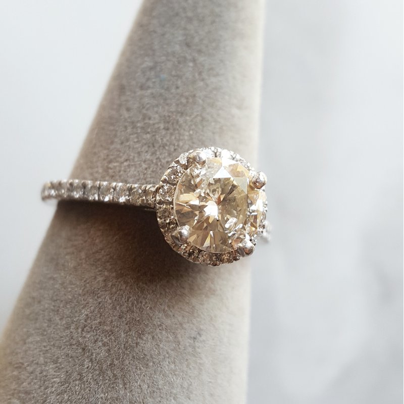 Sami Fine Jewelry Champagne Engagement Ring