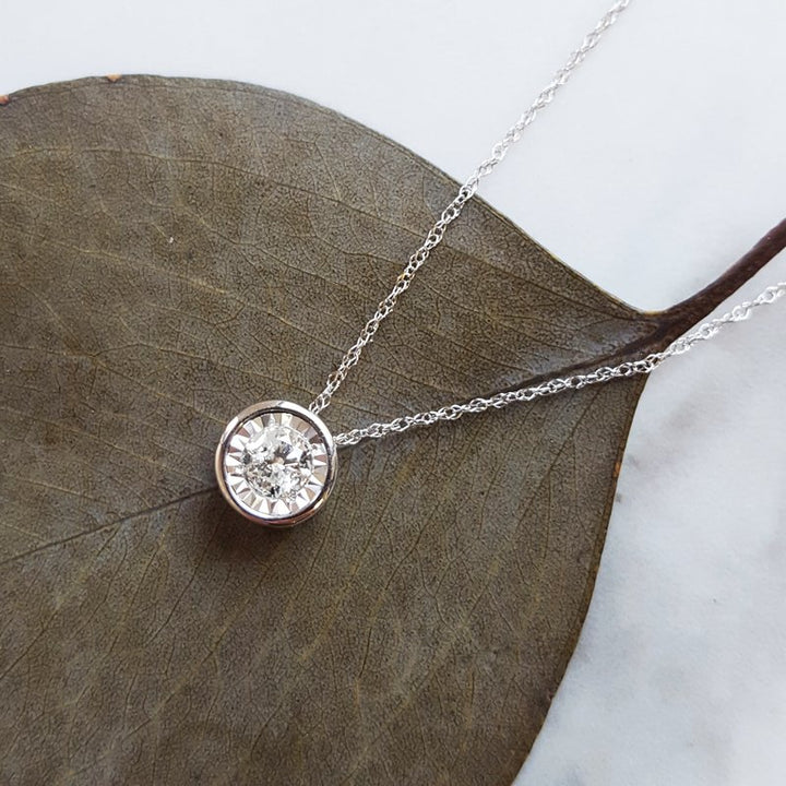 Gems One Diamond Bezel Set Pendant 121761