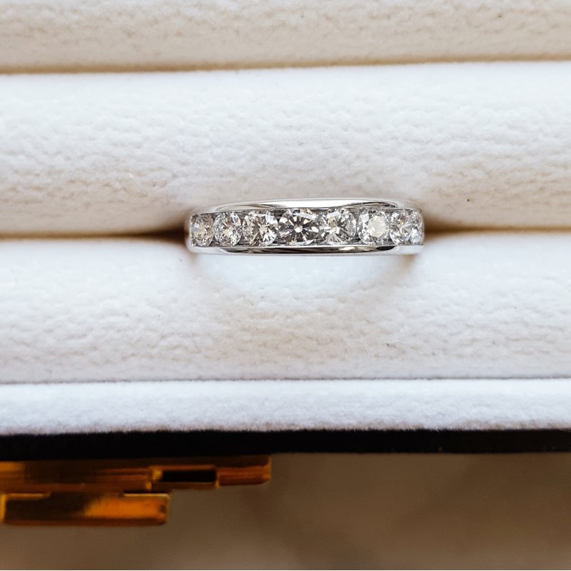 Sami Fine Jewelry Channel Set Wedding Band