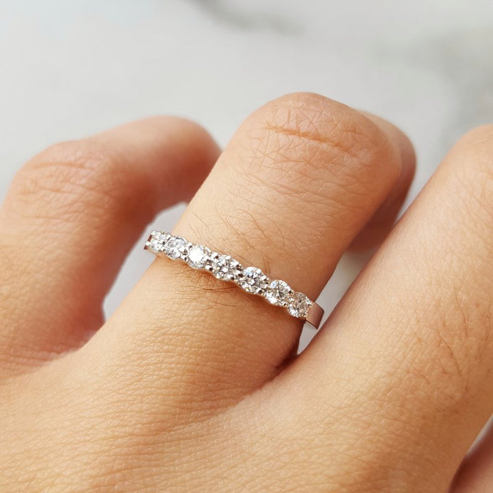 Sami Fine Jewelry Scalloped Anniversary Band (1/3 ct)