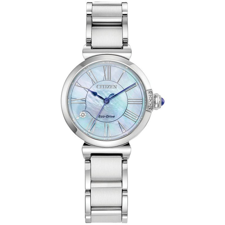 Citizen Eco-Drive Dress/Classic Eco Bianca Ladies Stainless Steel EM1060-52N