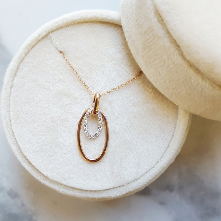 Gems One Double Eternity Diamond Pendant 121608