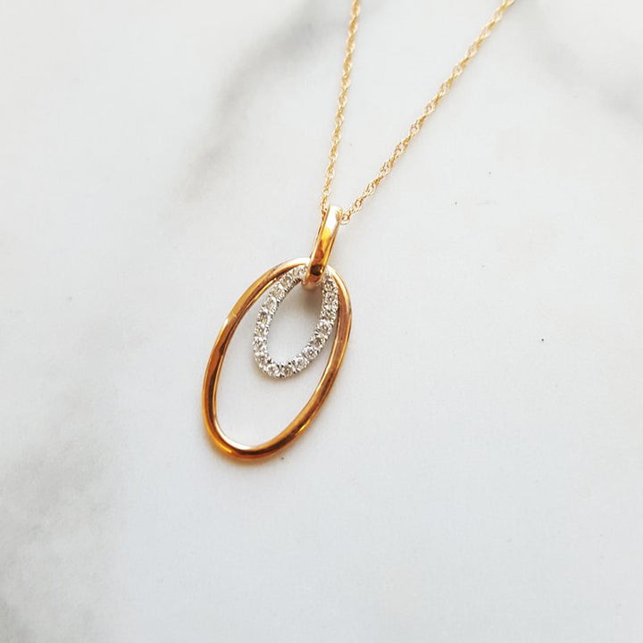 Gems One Double Eternity Diamond Pendant