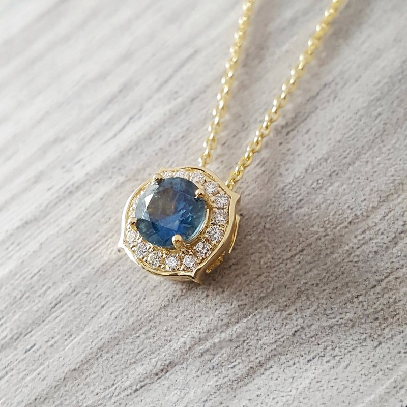 American Gem Collection™ Montana Sapphire Pendant 250320