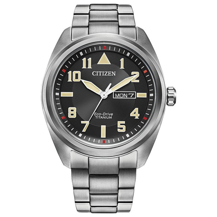 Citizen Eco-Drive Weekender Garrison Mens Super Titanium BM8560-53E