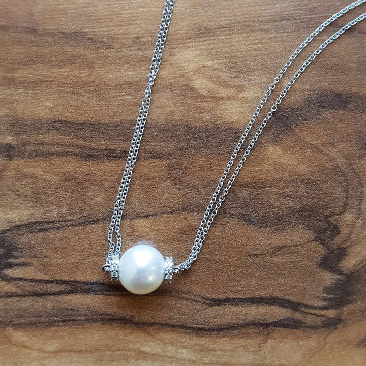 Sami Fine Jewelry Double Strand Pearl Necklace