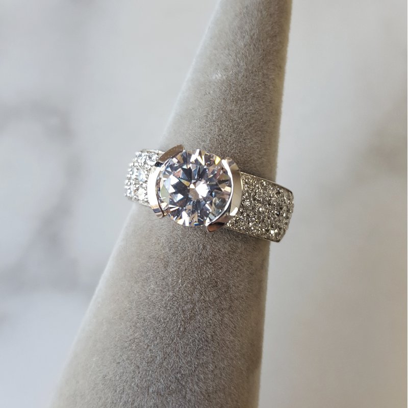 Sami Fine Jewelry Partial Bezel Semi-Mount 392916