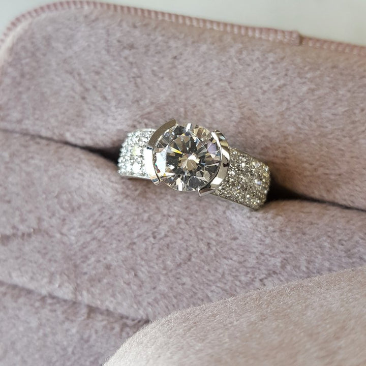 Sami Fine Jewelry Partial Bezel Semi-Mount