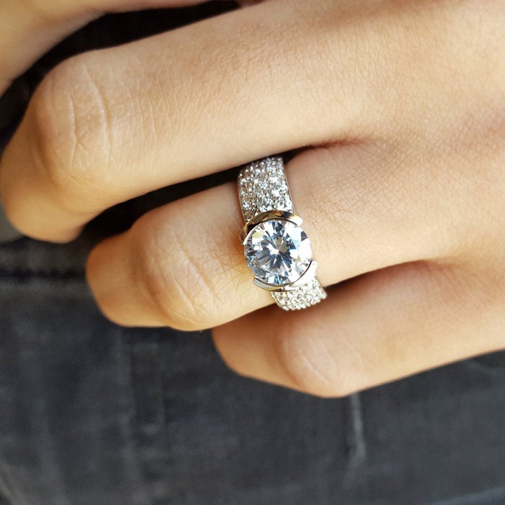 Sami Fine Jewelry Partial Bezel Semi-Mount