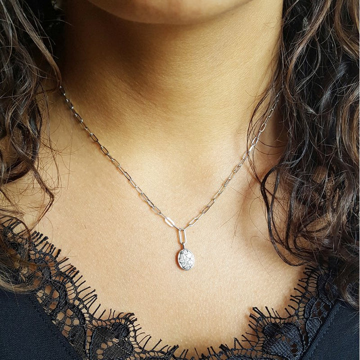Gems One Diamond Cluster Chain Necklace