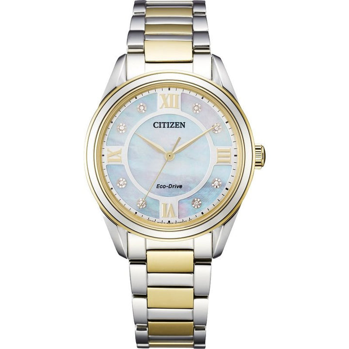 Citizen Eco-Drive Dress/Classic Eco Arezzo Ladies Stainless Steel EM0874-57D