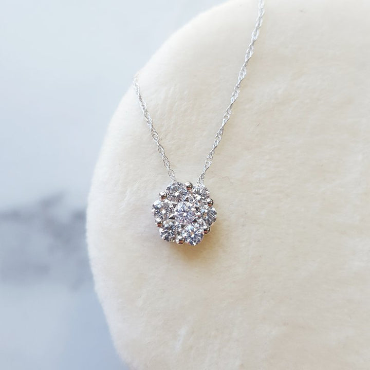 Gems One Snowflake Cluster Necklace 121675