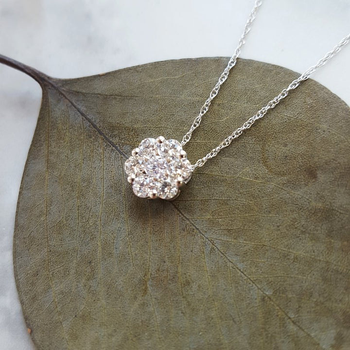 Gems One Cluster Necklace
