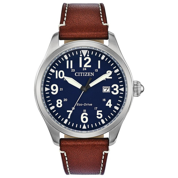 Citizen Eco-Drive Weekender Garrison Mens Stainless Steel BM6838-17L