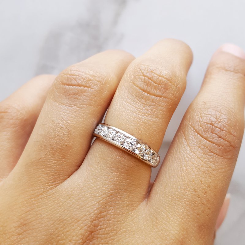 Sami Fine Jewelry Channel Set Wedding Band
