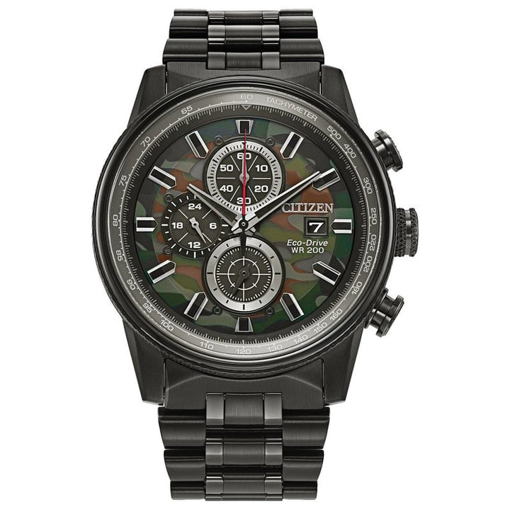 Citizen Eco-Drive Weekender Nighthawk Sport Casual Mens Stainless Steel CA0805-53X