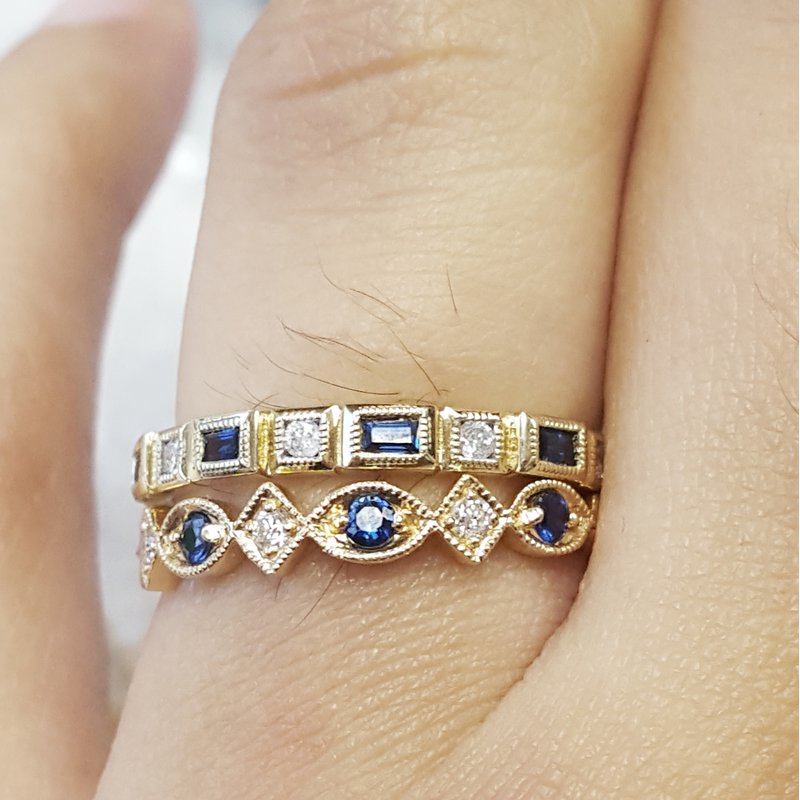 Sami Fine Jewelry Sapphire Band