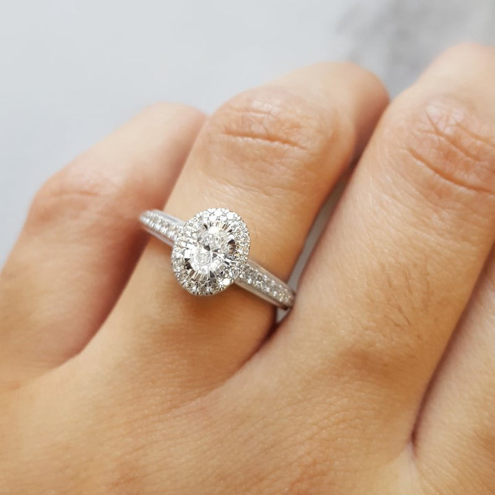 Gems One Diamond Reflection Engagement Ring