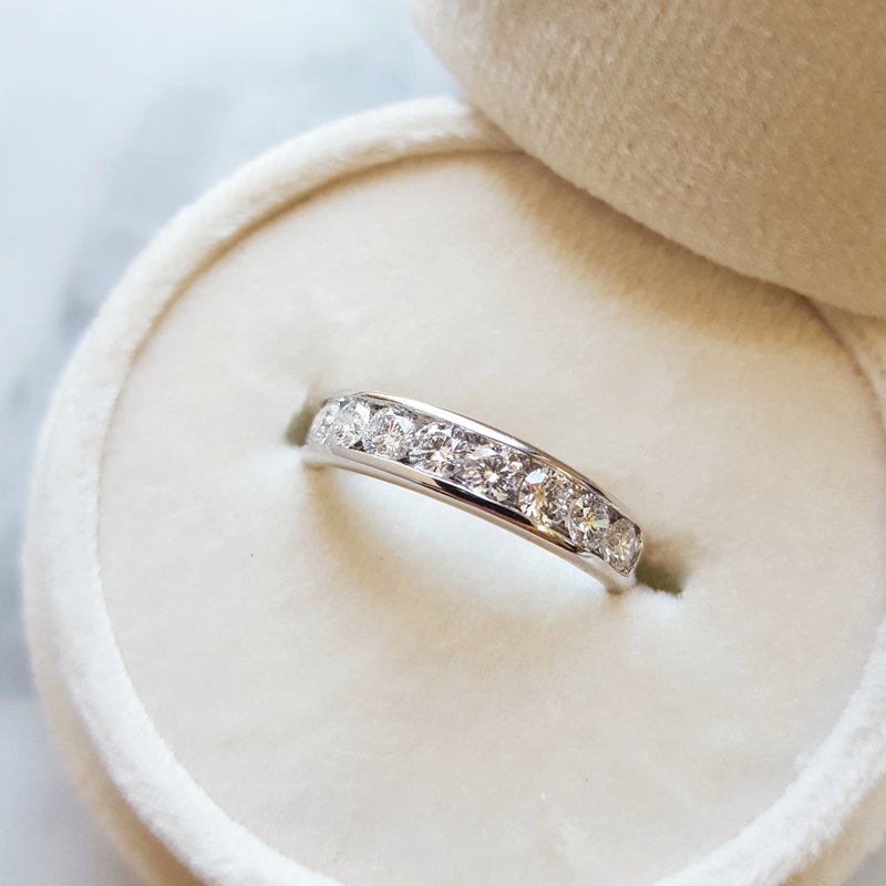 Sami Fine Jewelry Channel Set Wedding Band 090350