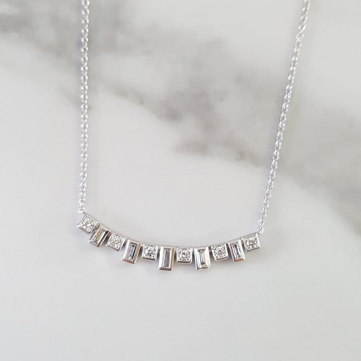 Sami Fine Jewelry Diamond Bar Necklace