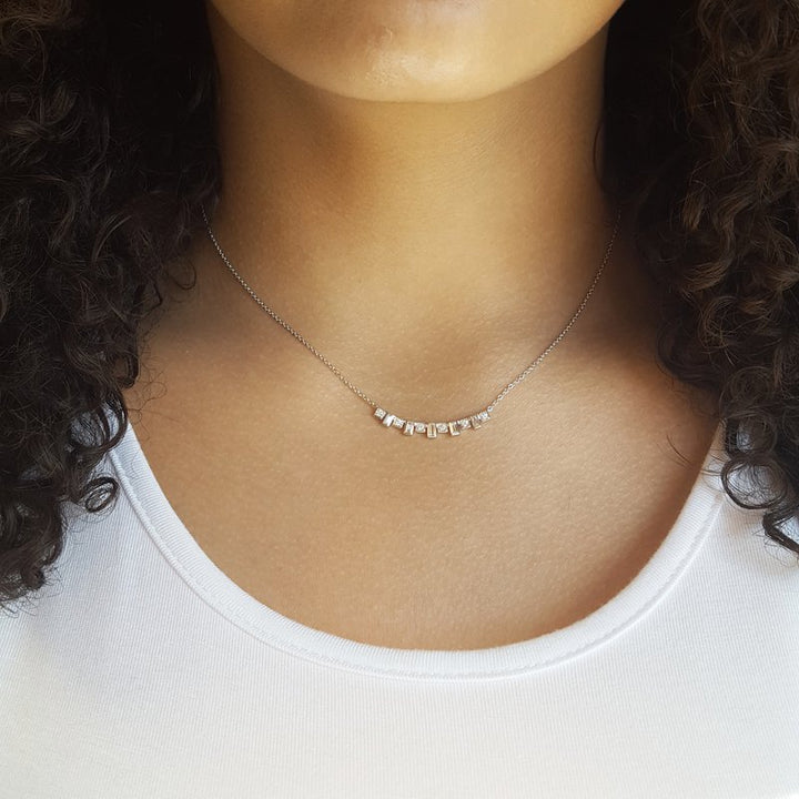 Sami Fine Jewelry Diamond Bar Necklace