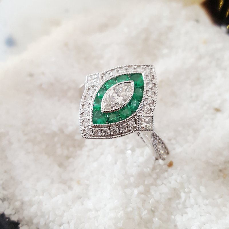 Custom Gemstone Engagement Rings