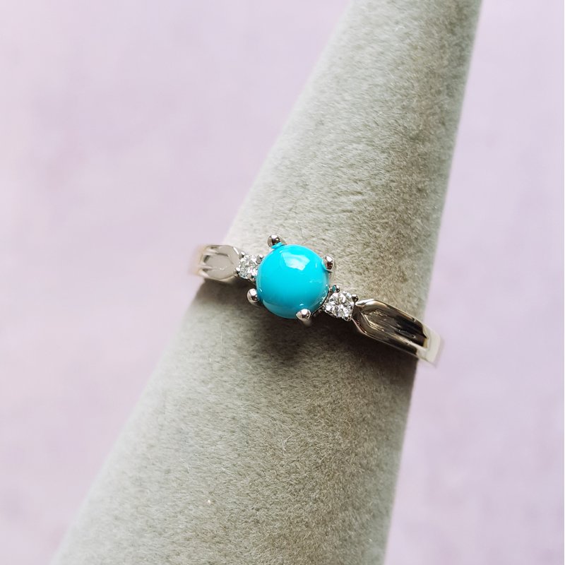 Arizona Turquoise and Inlaid Jewelry Essential Sleeping Beauty Turquoise Ring