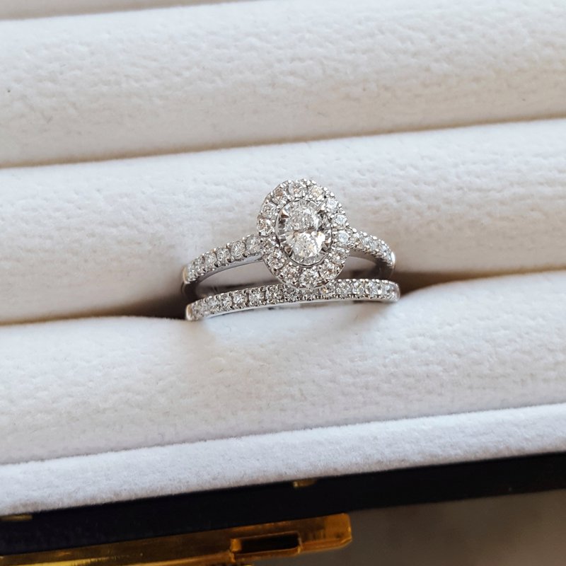Gems One Illusion Wedding Set 020983